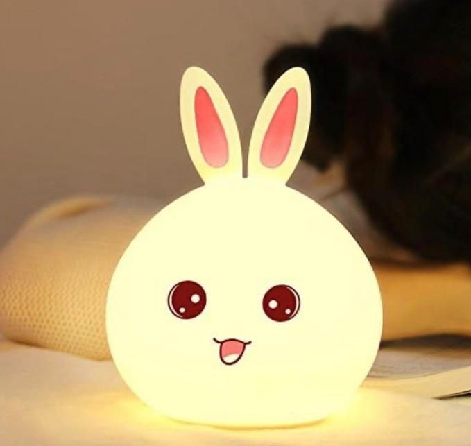 Bunny Silicone Open Eye Touch Lamp
