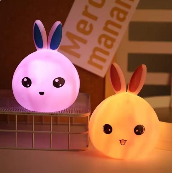 Bunny Silicone Open Eye Touch Lamp
