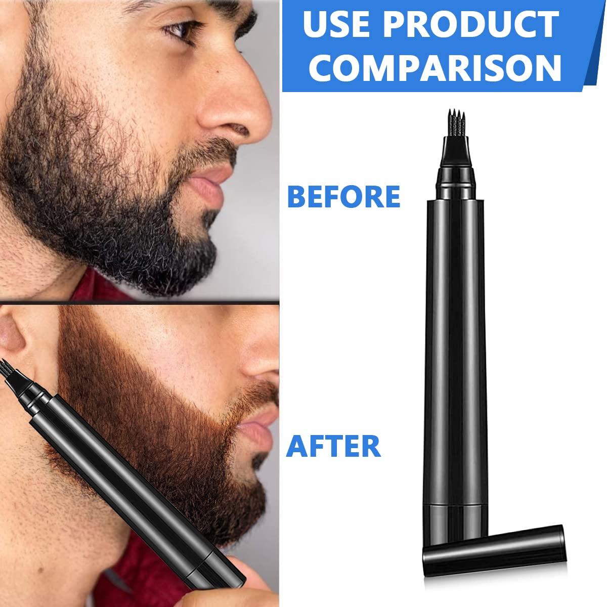 Beard Filler Pen with Beard Brush