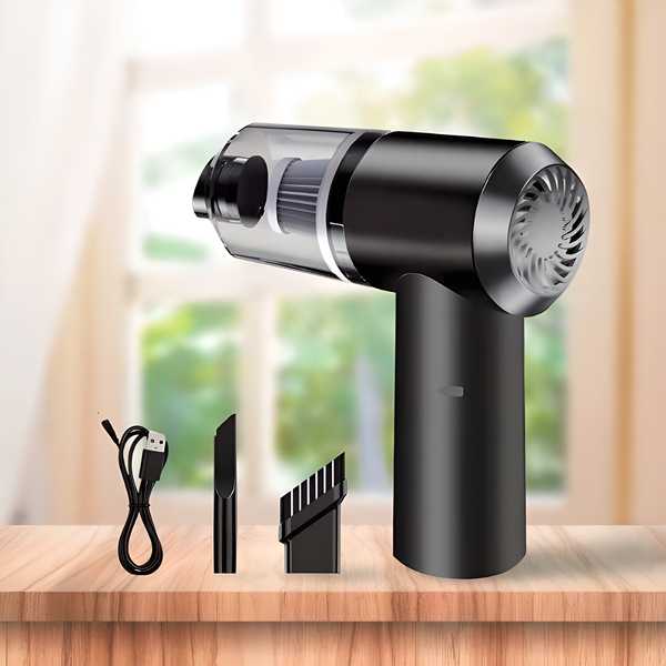 2 in 1 Vacuum Cleaner For Car - Wireless Rechargeable Air Duster