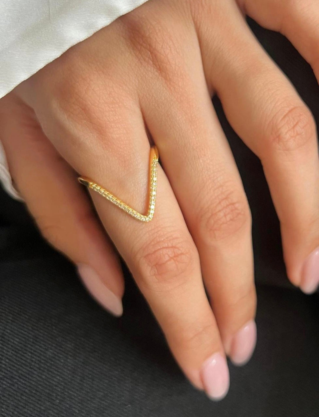 Velora Ring - Anti Tarnish, Gold Plated, Water Resistant, Sweat Proof  - Hues Of Jewels