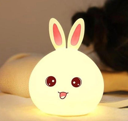 Bunny Silicone Open Eye Touch Lamp
