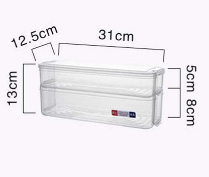 3 Layer Fridge Storage Boxes Fruit vegetable, Fridge Food Storage Containers