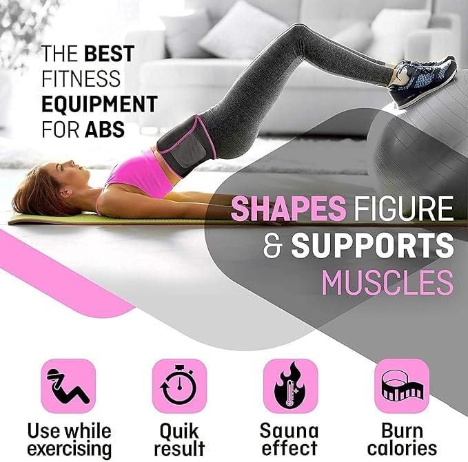 Adjustable Waist Trimmer Belt for Weight Loss – Belly Fat Burner Belt for Men & Women | Sweat Sauna Effect Fat Burning Belt