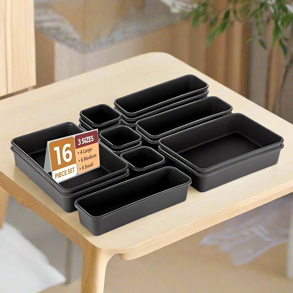 Desk Drawer Organizer Set