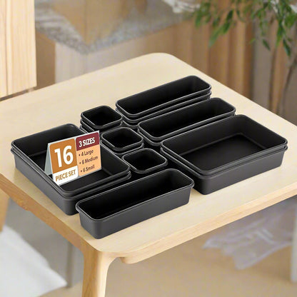 Desk Drawer Organizer Set