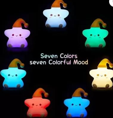 Star Light Silicone Star Night Lamp