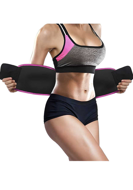 Adjustable Waist Trimmer Belt for Weight Loss – Belly Fat Burner Belt for Men & Women | Sweat Sauna Effect Fat Burning Belt