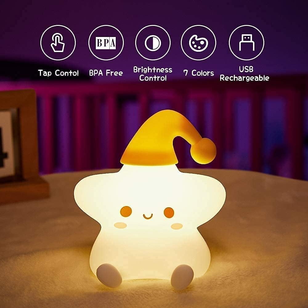 Star Light Silicone Star Night Lamp