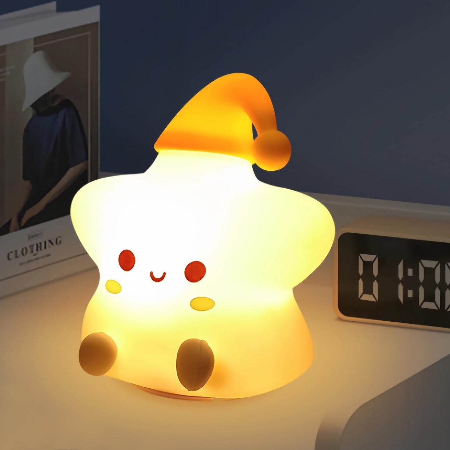 Star Light Silicone Star Night Lamp