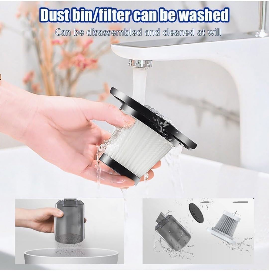 2 in 1 Vacuum Cleaner For Car - Wireless Rechargeable Air Duster