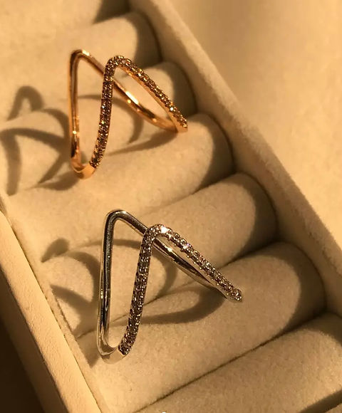 Velora Ring - Anti Tarnish, Gold Plated, Water Resistant, Sweat Proof  - Hues Of Jewels